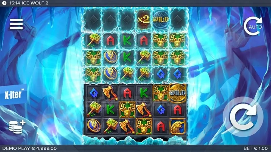 Person playing casino games on a mobile phone